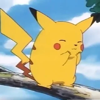 😄 emoji Pikachu. Telegram sticker 5 of 16