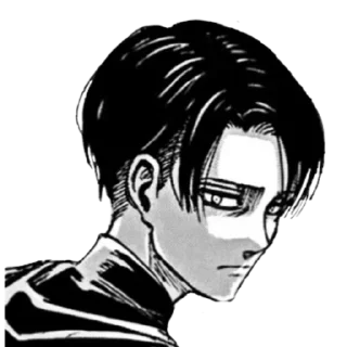 🚀 emoji Levi Ackerman Telegram sticker 15 of 40