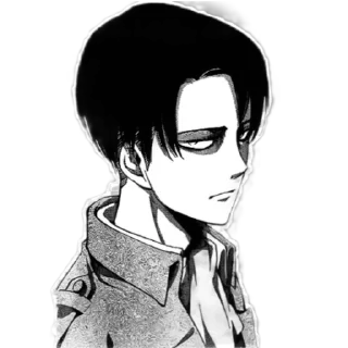 🚀 emoji Levi Ackerman Telegram sticker 1 of 40