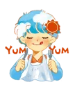 😋 emoji Weather people stamp Telegram sticker 22 of 41