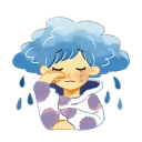 😭 emoji Weather people stamp Telegram sticker 19 of 41
