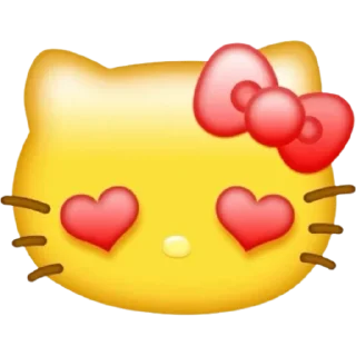 😍 emoji hello kitty | @pizdaupizdi21 Telegram sticker 7 of 7