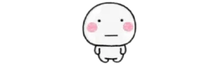 😐 emoji Cute2☺️ @MochaStickers Telegram sticker 9 of 50