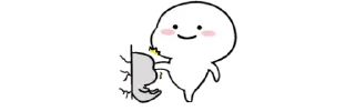 😂 emoji Cute2☺️ @MochaStickers Telegram sticker 23 of 50