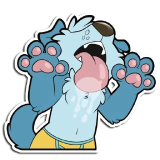 😛 emoji Moofy's Monday Mission! Telegram sticker 8 of 52