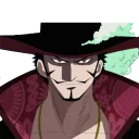 😕 emoji Mihawk Sticker(TokyoFX) Telegram sticker 9 of 45