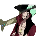 😒 emoji Mihawk Sticker(TokyoFX) Telegram sticker 17 of 45