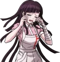 😭 emoji Mikan Tsumiki [Waifu] 💜 Telegram sticker 15 of 42