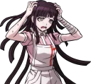😢 emoji Mikan Tsumiki [Waifu] 💜 Telegram sticker 13 of 42