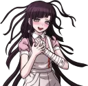 😍 emoji Mikan Tsumiki [Waifu] 💜 Telegram sticker 24 of 42