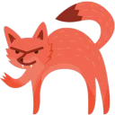 😈 emoji Facebook Foxes Telegram sticker 24 of 30