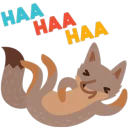 😁 emoji Facebook Foxes Telegram sticker 18 of 30