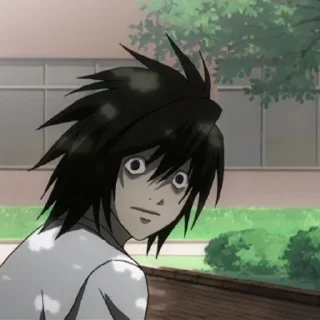 🍩 emoji L Lawliet ؛ @Packies Telegram sticker 23 of 80