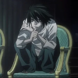 🍩 emoji L Lawliet ؛ @Packies Telegram sticker 8 of 80