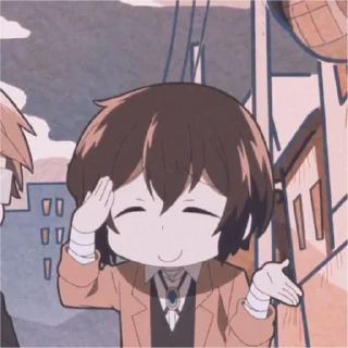 😆 emoji bungou stray dogs ➾ @iRammy Telegram sticker 15 of 42