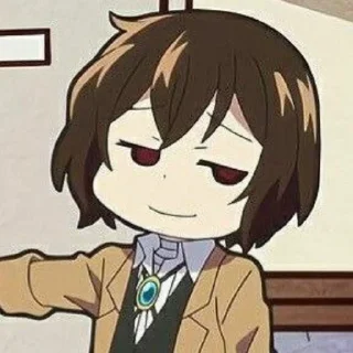 😏 emoji bungou stray dogs ➾ @iRammy Telegram sticker 10 of 42