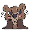 😳 emoji Bears Telegram sticker 12 of 61
