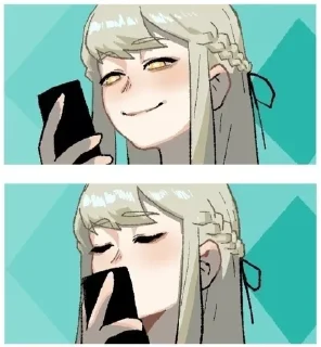 😚 emoji Старк жив Telegram sticker 7 of 90