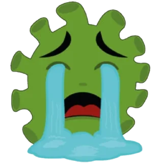 😭 emoji @Beautifulstickers🦠coronamoji🦠 Telegram sticker 20 of 59