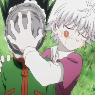 👊 emoji Killua @R666d1 Telegram sticker 14 of 65