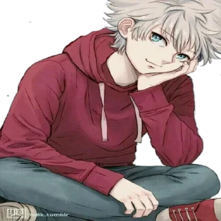 🙂 emoji Killua @R666d1 Telegram sticker 18 of 65