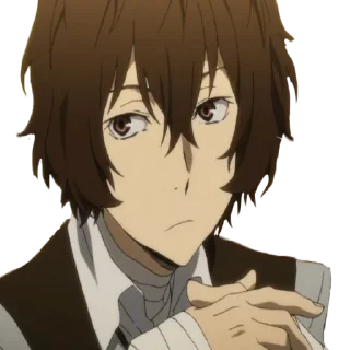 😐 emoji Dazai @R666d1 Telegram sticker 10 of 91