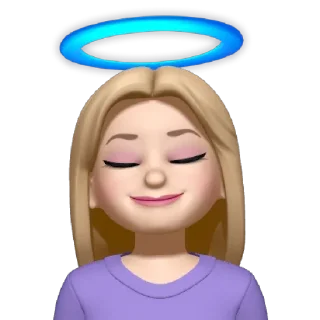 😇 emoji blair Telegram sticker 9 of 39