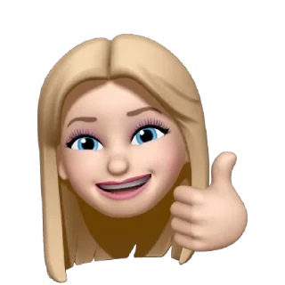 👍 emoji blair Telegram sticker 17 of 39