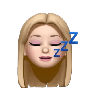 😴 emoji blair Telegram sticker 11 of 39