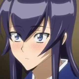 🌟 emoji Busujima Saeko ⚔ @KesitoMania Telegram sticker 16 of 89
