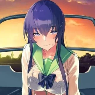 🌟 emoji Busujima Saeko ⚔ @KesitoMania Telegram sticker 10 of 89