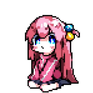 Sticker from anime @stickerowo @goats_meme