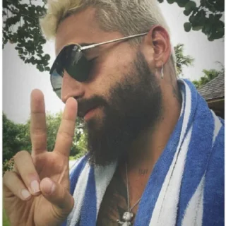 ✌️ emoji Maluma Telegram sticker 7 of 11