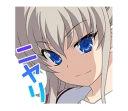😏 emoji Charlotte @Nekosticker Telegram sticker 21 of 40