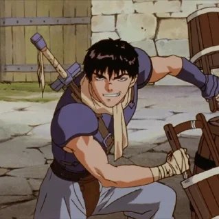 🗡 emoji SHN, Guts. Telegram sticker 22 of 55