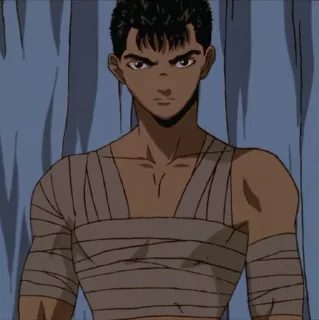 🗡 emoji SHN, Guts. Telegram sticker 8 of 55