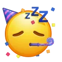 🥳 emoji Crazy-1 @Stickersnew Telegram sticker 7 of 50