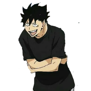 😂 emoji Haikyu [@kotetsu_shonen] Telegram sticker 16 of 37