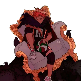 🤴 emoji Haikyu [@kotetsu_shonen] Telegram sticker 19 of 37