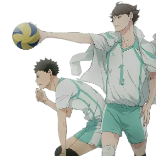 🌚 emoji Haikyu [@kotetsu_shonen] Telegram sticker 14 of 37