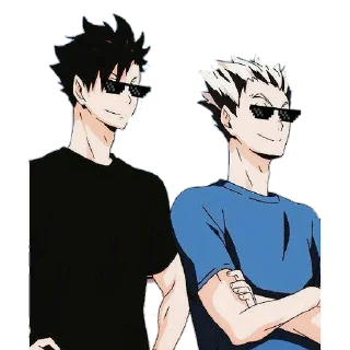 😎 emoji Haikyu [@kotetsu_shonen] Telegram sticker 17 of 37