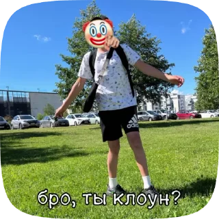 🌟 emoji иванушка ебланушка🤡 Telegram sticker 5 of 22