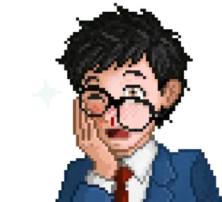 😵 emoji Yuppie Psycho Telegram sticker 8 of 59