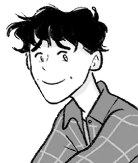 🙂 emoji Heartstopper Telegram sticker 19 of 24
