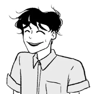 😅 emoji Heartstopper Telegram sticker 5 of 24