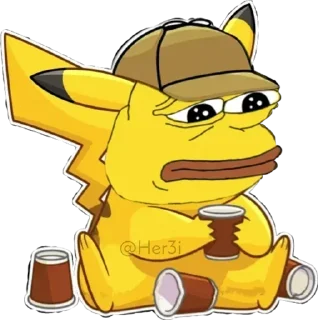 🐸 emoji Pepe <3> - [ @Pepe_Her3i ] Telegram sticker 9 of 120