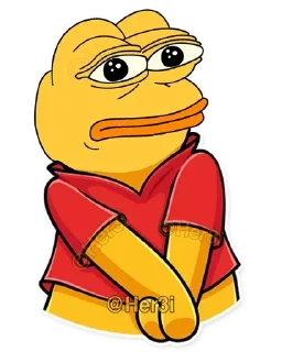 🐸 emoji Pepe <3> - [ @Pepe_Her3i ] Telegram sticker 17 of 120
