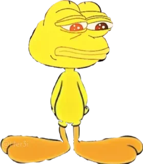 🐸 emoji Pepe <3> - [ @Pepe_Her3i ] Telegram sticker 7 of 120