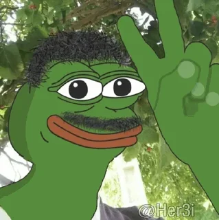 🐸 emoji Pepe <3> 🐸 @Pepe_Her3i Telegram sticker 8 of 120