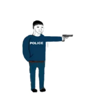👮 emoji Doomer Telegram sticker 21 of 40